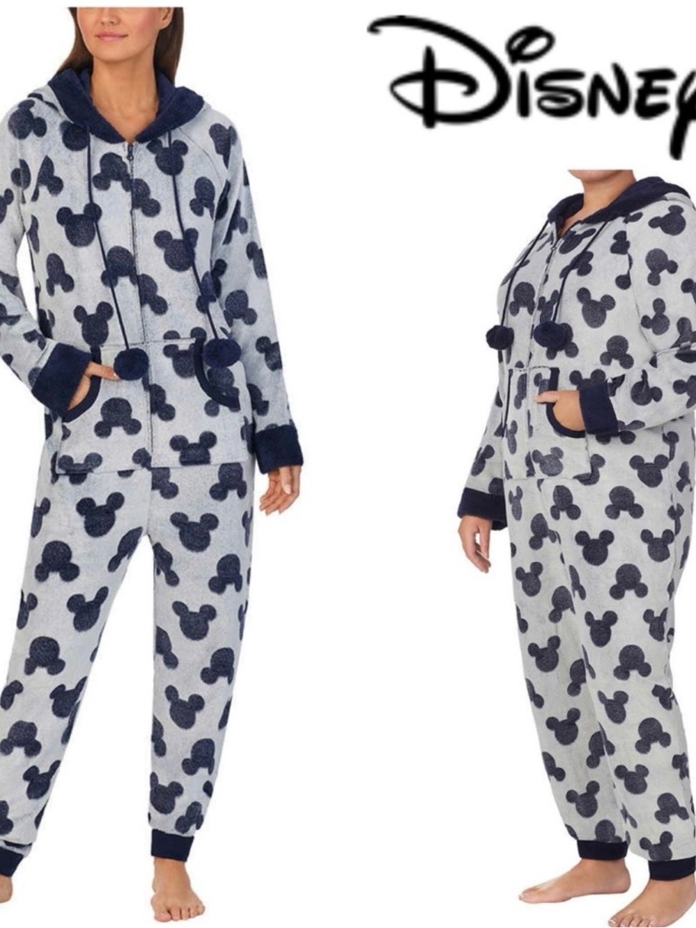 Disney Micky Mouse Onesie with Ear Hood